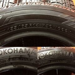 YOKOHAMA ice GUARD iG60 155/65R14 14インチ スタッドレス 4本 21～22年製 モコ フレア ミラジーノ デイズ等　(KTE244)の画像
