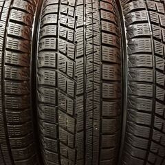 YOKOHAMA ice GUARD iG60 155/65R14 14インチ スタッドレス 4本 21～22年製 モコ フレア ミラジーノ デイズ等　(KTE244)の画像