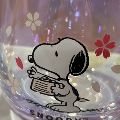 スヌーピーのコップの画像