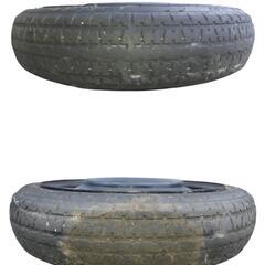 T115/70D14  88M  ファルケン  FK−090  応急タイヤ(スペアタイヤ / テンパータイヤ) 14㌅ × 4T × PCD100mmの画像