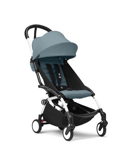 超美品_定価62,150円_BABYZEN YOYOベビーカー_アクア色
