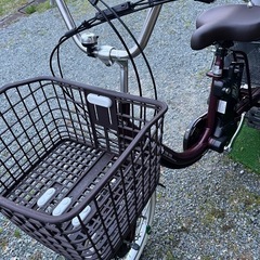 お値下げしました！電動アシスト三輪車の画像