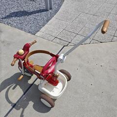 iimo 折りたたみ出来る　三輪車　押し棒付きの画像