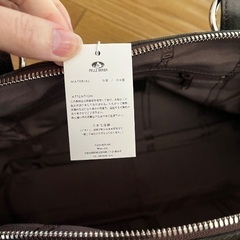 日本製 牛革  ほぼ未使用 ハンドバッグの画像