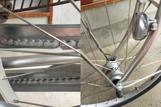 【お引渡し先決まりました】極美品_ブリヂストン_アルミーユミニ_AU20T_22インチ_変速なし_オートライト