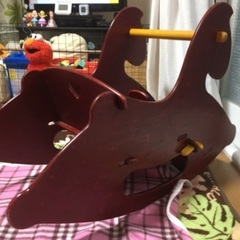 Moover Rocking Horseゆらゆら木馬(組立式) レッドの画像