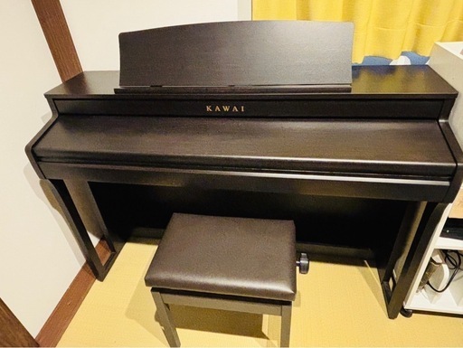 2021年購入 美品！KAWAI木製鍵盤  CA49  電子ピアノ