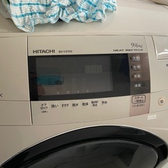 日立　ドラム式洗濯機BD-V3700L の画像