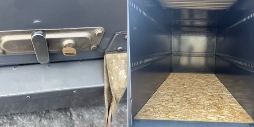 No.887 アルミバン 3t 車  アルミ 箱 バイク 倉庫 トラック コンテナ 米 保管庫 物置 DIY No.887 アルミバン 3t 車 アルミ 箱 バイク 倉庫 トラック コンテナ 米