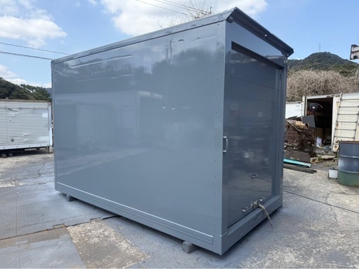 No.485 保冷バン 2ｔ アルミ箱 バイク倉庫 トラックコンテナ コメ保管庫 物置 DIY No.485 保冷バン 2t アルミ箱 バイク倉庫 トラックコンテナ コメ保管