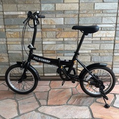 折り畳み自転車　ブラック