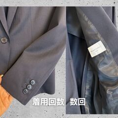 美品！スーツカンパニー♡ネイビーパンツスーツ上下♡営業の画像