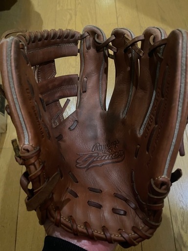 硬式 グローブ Rawlings ローリングス 使用少なめ グラブメンテナンスセット付き 右投げ用 硬式野球