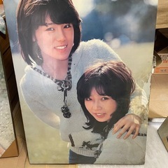ピンクレディー　木製パネル　2枚セットの画像