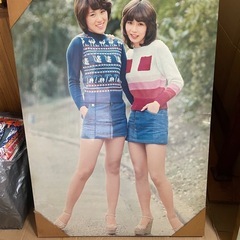 ピンクレディー　木製パネル　2枚セット