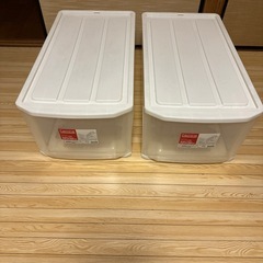  積み重ねて使用できる収納ボックス 引き出し　クリアケース