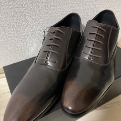 [新品未使用]ビジネスシューズ　社会人　ダークブラウン　28cm