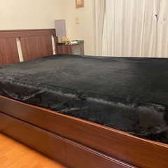 IKEA SONGESAND（ソンゲサンド）ベッドフレーム 収納...