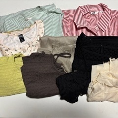 【春服 9点セット（ストラップシャツ・インナー・シースルーアイテ...