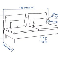🛋️【安価】IKEA ソーデルハムンの画像