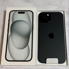 【新品未使用】Apple iPhone 15 ブラック 本体 128GB simフリーの画像