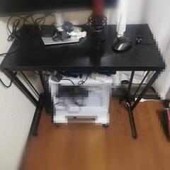 譲る方決まりました)折りたたみ机 幅80 奧行40