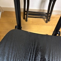 折りたたみイス2脚の画像