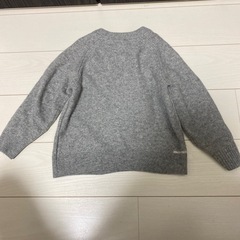セーター　約130cm グレー色の画像