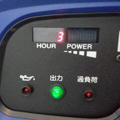 青森市発☆美品　発電機 ヤマハ EF5500iSDE 使用時間３h 最高定格出力：5.5kVA　単相100V/200V　ガソリン　配送はご相談ください。の画像