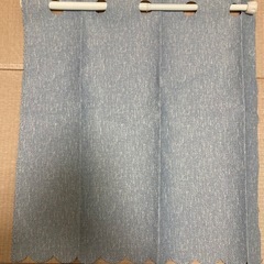 防炎カーテン　2つ　　穂高インテリア　突っ張り棒2つ付き　個別販売でも可能の画像