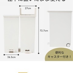 KEYUCA 42Lゴミ箱２個セットの画像
