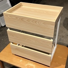 極美品/デスク下収納ワゴン(キャスター付き)