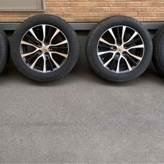 美品　エスティマ純正17インチ　タイヤほぼ新品