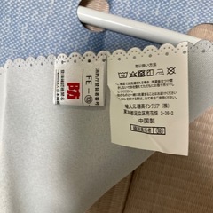 防炎カーテン　2枚　突っ張り棒2個付き　別売り販売可の画像