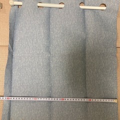 防炎カーテン　2枚　突っ張り棒2個付き　別売り販売可の画像