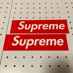 Supreme ステッカー2枚セット／現状品/