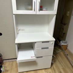 食器棚ホワイト　31日午前まで❗️