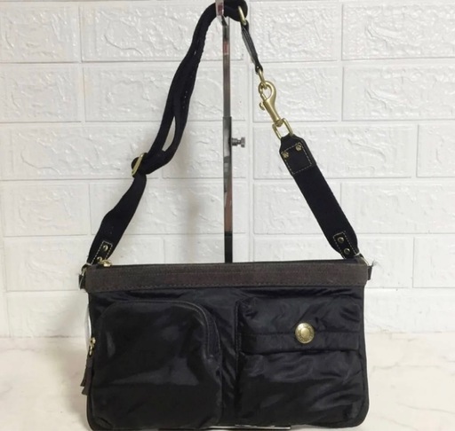 COACH コーチ ナイロン 肩掛けショルダー ハンド バッグ