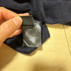 UNIQLO ネイビー タートルネックセーター Sの画像
