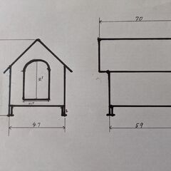 ［20%オフしました］【未使用】犬小屋の画像
