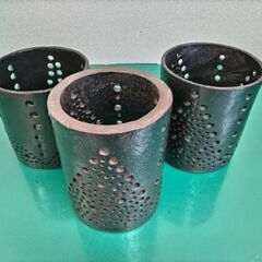 千恵子庵　ランプシェード　陶器