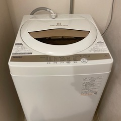 TOSHIBA　洗濯機　2022年製