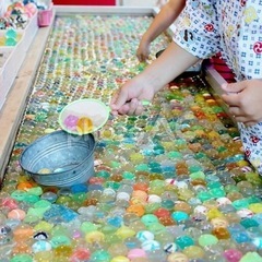 スーパーボール、ビー玉