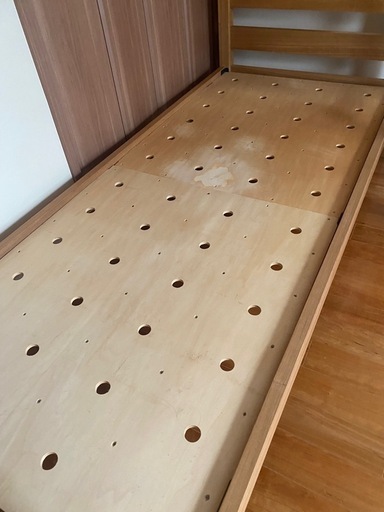 【引き取り者決定しました】無印良品2段ベットジュニアサイズ