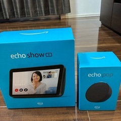 echo show8(2世代)、echo pop