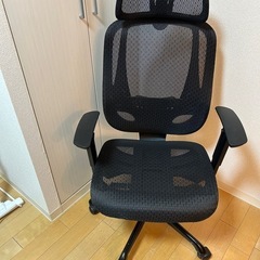 ニトリ　デスクチェア　黒