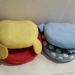 折りたたみ椅子　プーさん　スティッチの画像