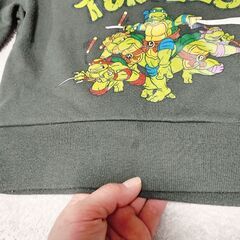 【USED】 MARKEY'S購入　タートルズスウェット 90cm ダークグリーンの画像
