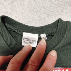 【USED】 MARKEY'S購入　タートルズスウェット 90cm ダークグリーンの画像