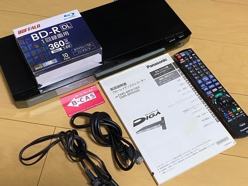 【動作確認済】Panasonic パナソニック BDレコーダー DMR-BRW500
